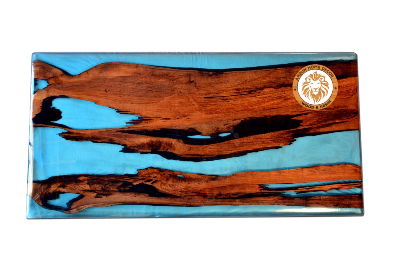 EPOXY RESIN TABLE 72"x36" 30-40 MM (ROSE WOOD) - 78